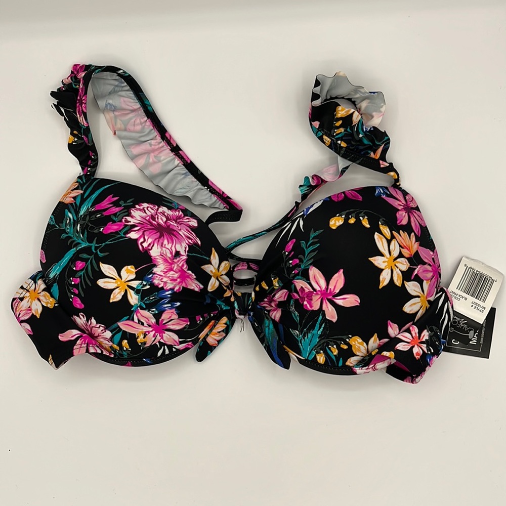 Floral push-up bikini size XL NWT